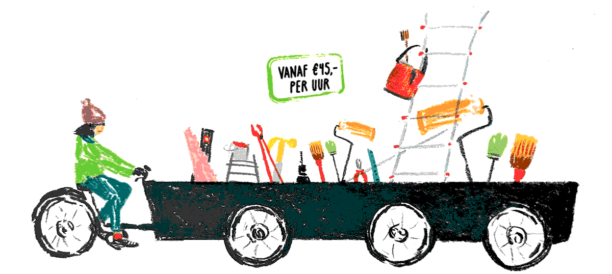 De Klusbakfiets De Klusbakfiets